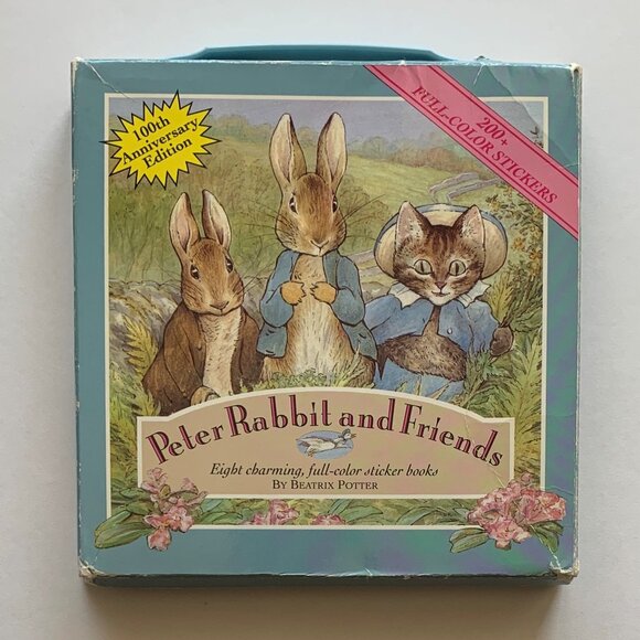 Peter Rabbit and Friends by Beatrix Potter - 8 Full-Color Sticker Books (Used*) - Picture 1 of 15